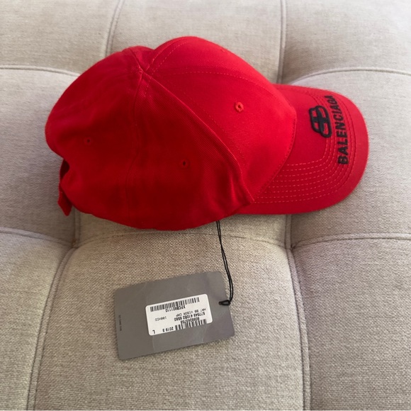 Balenciaga Embroidered Logo Baseball Cap - Picture 4 of 6